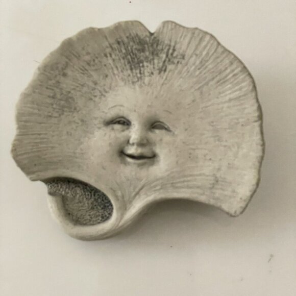 Vintage George Carruth Studio Casey Sprout Ginkgo Leaf Sculpture Signed 2005 - Picture 2 of 8